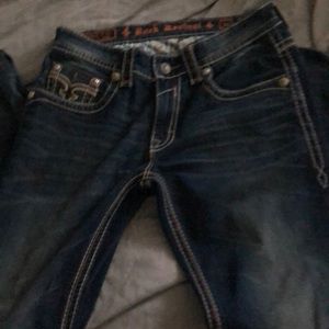 Rock revival men’s jeans